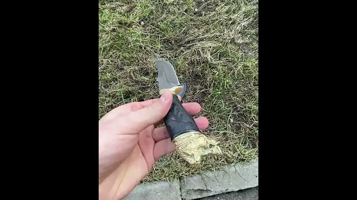Нож Секач из дамасской стали
