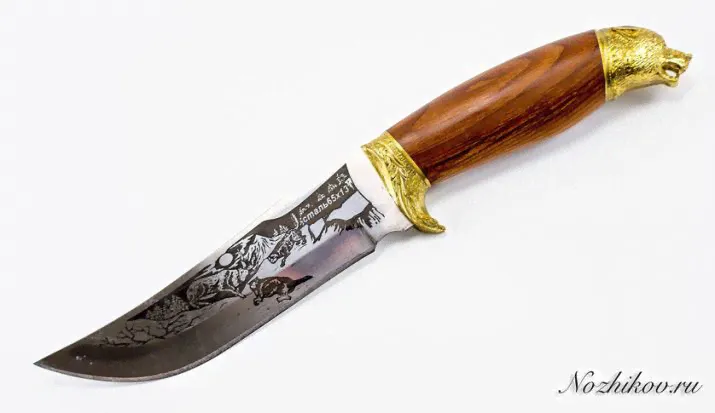 Нож Тур 65x13 латунь, Кизляр-0