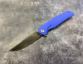 Складной нож Shark Blue, сталь D2, G-10, ТДК Кизляр