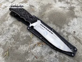 Нож Патриот AUS-8 резная рукоять граб Кизляр Андреев