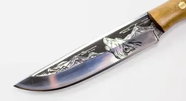 Нож Домбай, Кизляр СТО, сталь 65х13, орех