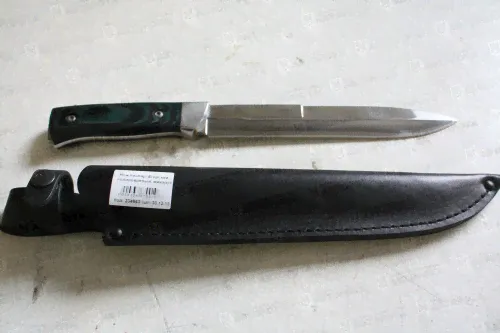 Нож Кизляр, Егерский, полированный, микарта-0