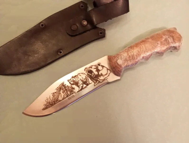 Нож туристический "Медведь", Кизляр-2