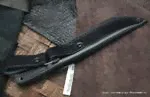 Нож Кизляр Речной, клинок - Стоунвош черный