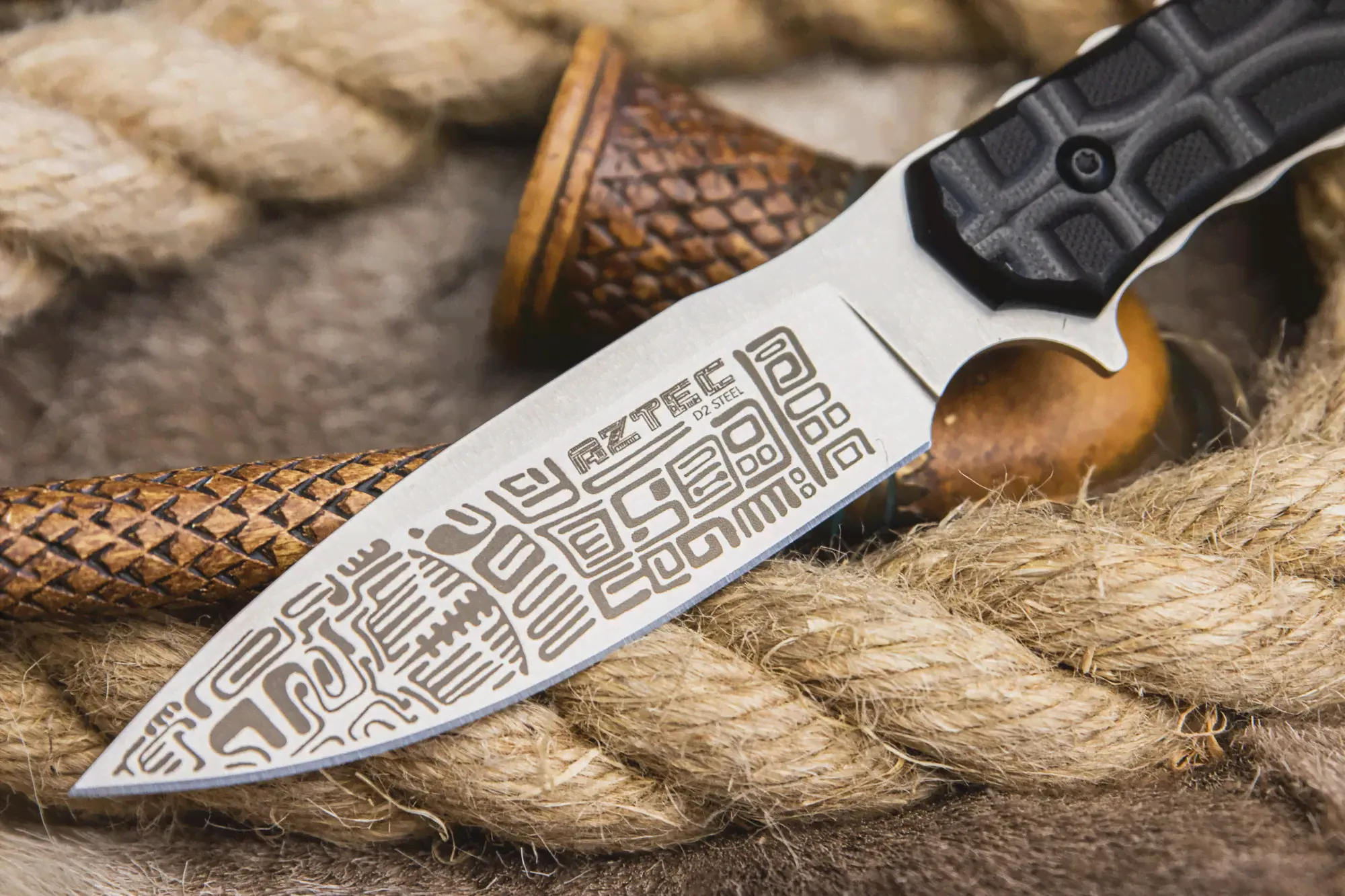 ТУРИСТИЧЕСКИЙ НОЖ AZTEC D2 KYDEX КИЗЛЯР СУПРИМ (art.: 3920b774dae34)-4
