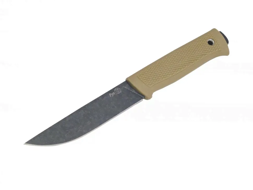 Нож Кизляр Руз 014307 (Blackwash, эластрон, песок)-0