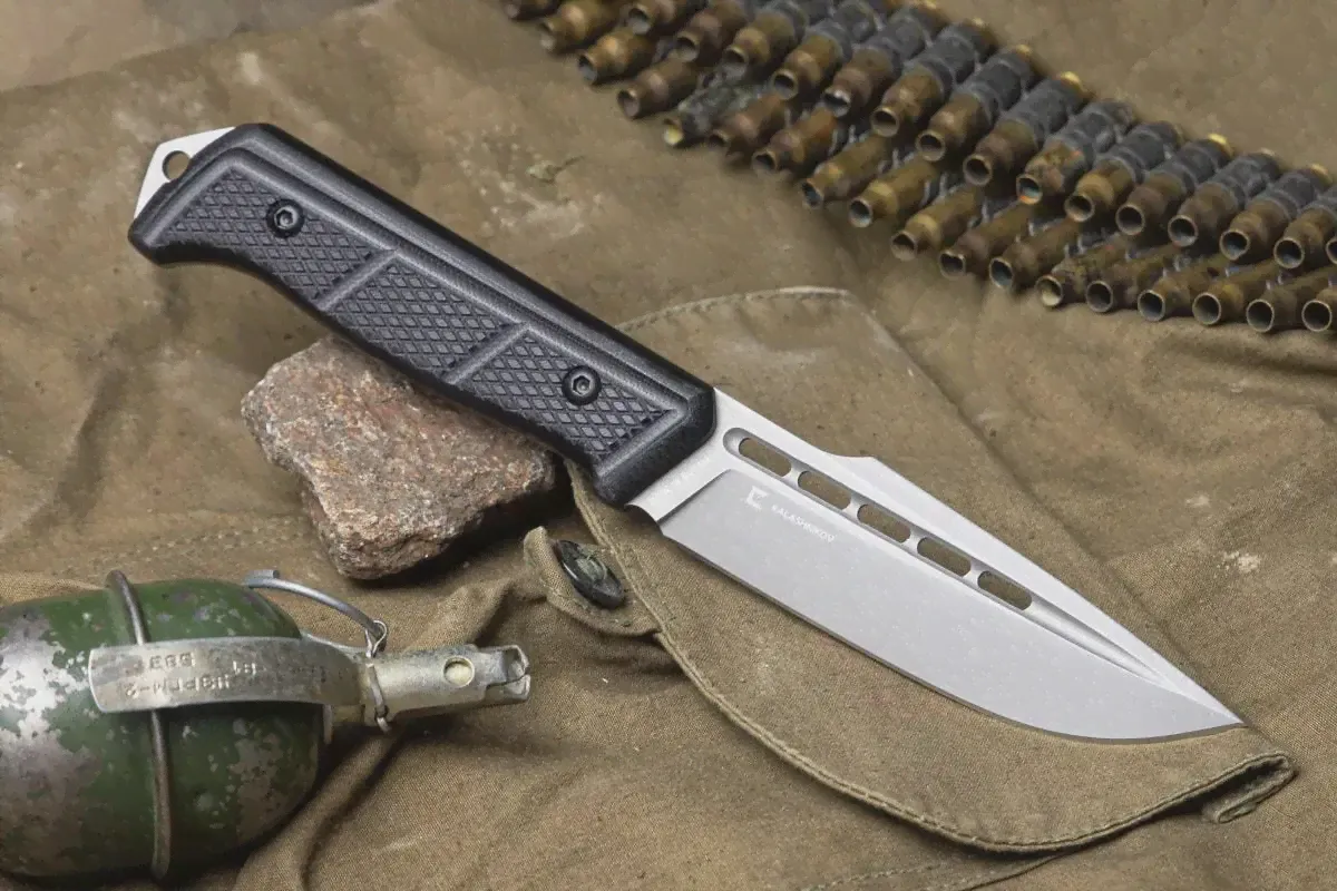 🛍 УНИВЕРСАЛЬНЫЙ ТУРИСТИЧЕСКИЙ ОХОТНИЧИЙ НОЖ BAIKAL K340 G10 TACWASH КИЗЛЯР СУПРИМ-1