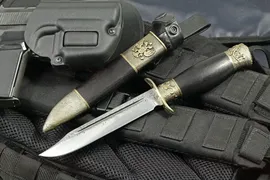 Нож Разведчик Х12МФ в корпусе Зодиак Кизляр