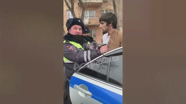 Дело было в Астрахани. Конфликт дагестанца и сотрудника ГИБДД. Кто прав, кто виноват? Видео неполное