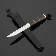 Нож Абхазский Средний, сталь AUS-8 Stonewash, рукоять дерево Кизляр