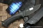 Нож Кизляр Енот (вороненый, эластрон)