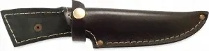 Нож нескладной Кизляр РЫСЬ-К (3506) с кожаным чехлом-1