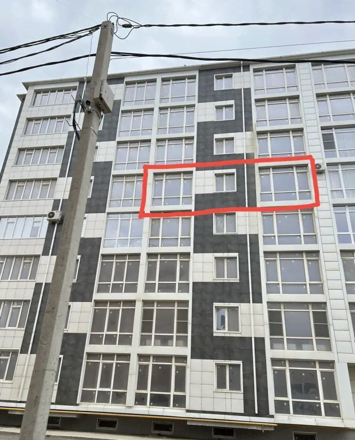 Продам двухкомнатную квартиру в новостройке 91.0 м² этаж 5/8 город Кизляр ул. Магомеда Гаджиева, д. 4А-3