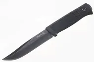 Нож Кизляр Стрикс Stonewash черный\эластрон 014305