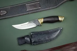 Нож Рысь Х12 граб/латунь Беркут Кизляр
