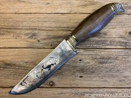 Ярахмедов - ЛАТУНЬ ЛИТЬЁ, Нож туристический в ассортименте 2,5 мм 65Х13, г. Кизляр
